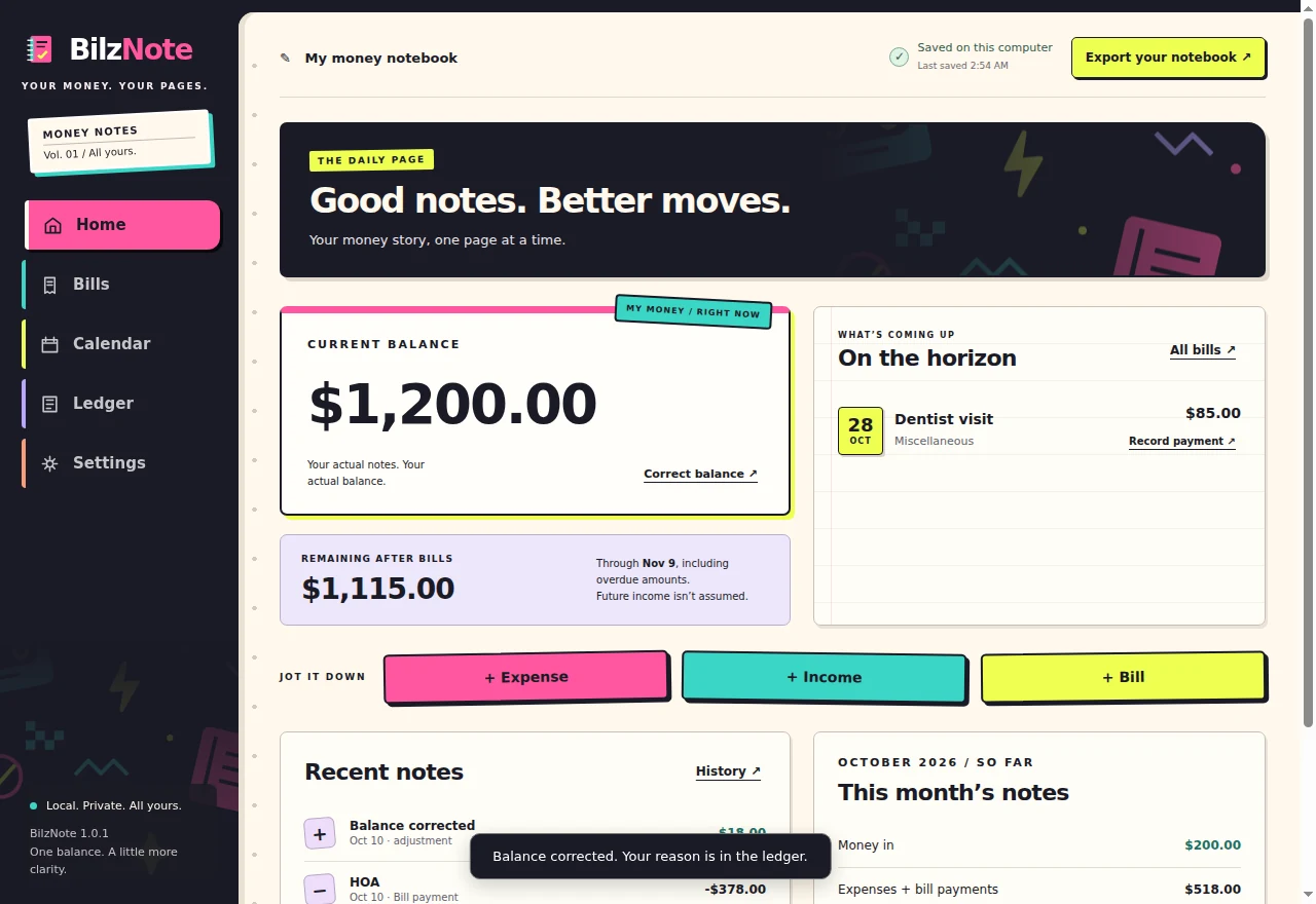 The real notebook interface — authentic visual captured from project files